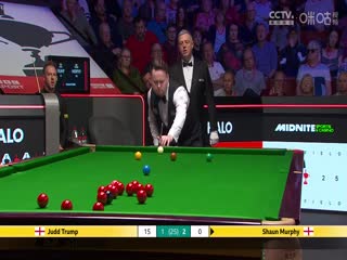 24-25赛季斯诺克世锦赛第二轮 肖恩·墨菲3-5贾德·特鲁姆普（第一阶段） 20250427