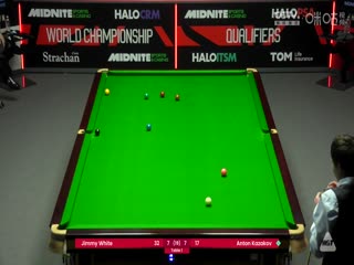 斯诺克世锦赛资格赛128进96 吉米·怀特10-9安东·卡扎科夫（第二阶段） 20250408