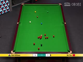 24-25赛季斯诺克世锦赛第一轮 马克·威廉姆斯5-4吴宜泽（第一阶段） 20250420