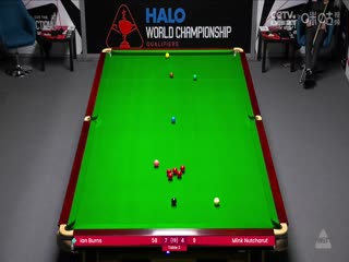 斯诺克世锦赛资格赛128进96及96进64 伊安·伯恩斯10-4明克·努查鲁特（第二阶段） 20250409