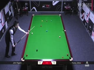 2025斯诺克武汉公开赛资格赛 约翰·希金斯5-2黄佳浩 20250622