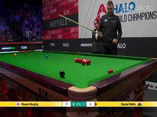 24-25赛季斯诺克世锦赛第一轮 肖恩·墨菲10-4丹尼尔·威尔斯（第二阶段） 20250423