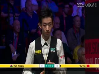 24-25赛季斯诺克世锦赛第一轮 马克·威廉姆斯10-8吴宜泽（第二阶段） 20250420