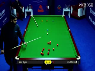 2025斯诺克武汉公开赛延期资格赛及64进32 乌姆特·迪克梅3-5阿兰·泰勒 20250824