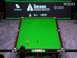 2025斯诺克沙特大师赛第二轮（112进80） 迈克尔·霍尔特3-4斯蒂芬·霍尔沃斯 20250809