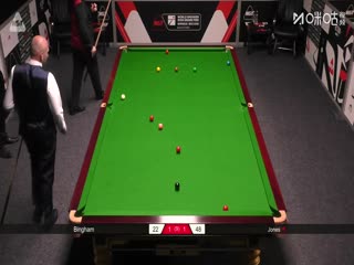 斯诺克西安大奖赛资格赛（128进64轮次） 斯图尔特·宾汉姆5-2杜安·琼斯 20250903