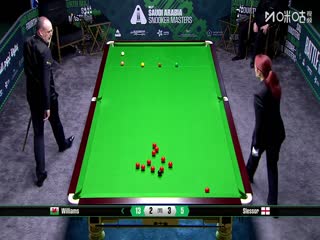 2025斯诺克沙特大师赛四分之一决赛 埃利奥特·斯莱瑟6-5马克·威廉姆斯 20250814