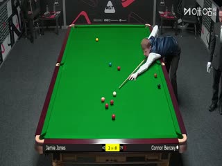 斯诺克西安大奖赛资格赛（128进64轮次） 杰米·琼斯5-1康诺·本齐 20250903
