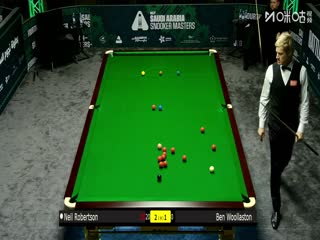 2025斯诺克沙特大师赛32进16 尼尔·罗伯逊5-2本·沃拉斯顿 20250812