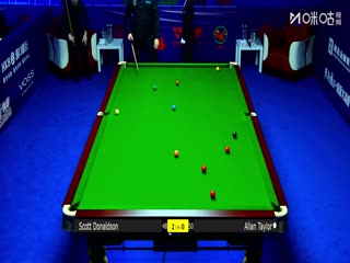 2025斯诺克武汉公开赛64进32 阿兰·泰勒2-5斯科特·唐纳森 20250825