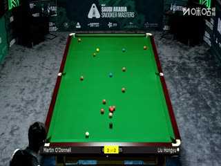 2025斯诺克沙特大师赛第三轮（80进48） 马丁·奥德奈尔4-3刘宏宇 20250811