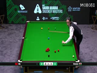 2025斯诺克沙特大师赛第四轮（48进32） 吴宜泽5-1马修·史蒂文斯 20250812