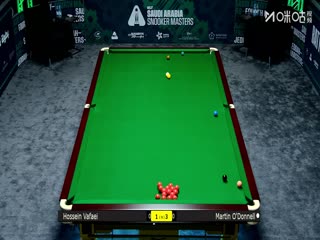 2025斯诺克沙特大师赛第四轮（48进32） 侯赛因·瓦菲3-5马丁·奥德奈尔 20250812