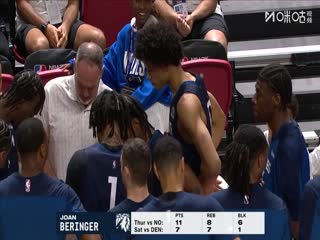 NBA夏季联赛 森林狼VS活塞 20250716