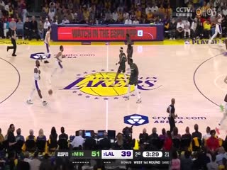 NBA季后赛 森林狼VS湖人 20250420