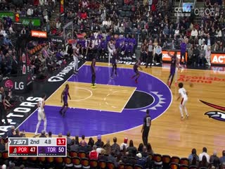 NBA常规赛 开拓者VS猛龙 20250404