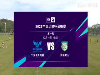 足协杯资格赛 宁夏平罗恒利VS海南双玉 20241216