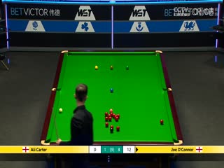 斯诺克威尔士公开赛四分之一决赛 阿里·卡特5-3乔·奥康纳  20250214