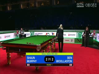 斯诺克世界大奖赛32进16 肖恩·墨菲4-3本·沃拉斯顿 20250304