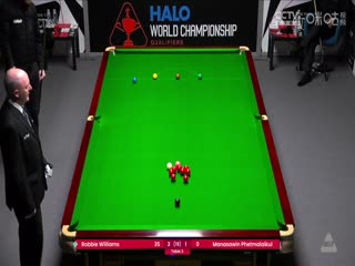 斯诺克世锦赛资格赛96进64  罗比·威廉姆斯7-2玛纳萨文·佩玛莱克（第一阶段） 20250411