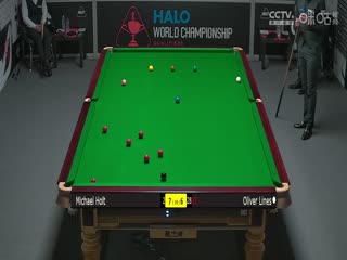 斯诺克世锦赛资格赛96进64  迈克尔·霍尔特10-8奥利弗·莱恩斯（第二阶段） 20250411