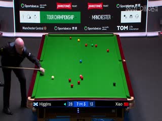 斯诺克巡回锦标赛四分之一决赛 希金斯10-3肖国栋（第二阶段） 20250404