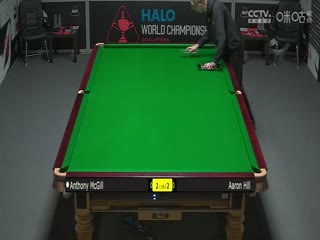 斯诺克世锦赛资格赛96进64及64进32 安东尼·麦克吉尔3-6亚伦·希尔（第一阶段） 20250413