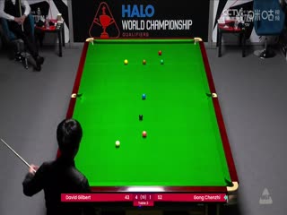 斯诺克世锦赛资格赛96进64及64进32 大卫·吉尔伯特4-5巩晨智（第一阶段） 20250413