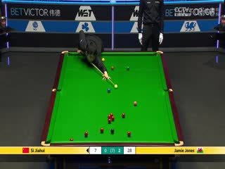 斯诺克威尔士公开赛64进32 斯佳辉2-4杰米·琼斯 20250211