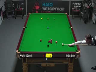 斯诺克世锦赛资格赛64进32 马丁·奥德奈尔10-8乔丹·布朗（第二阶段） 20250413