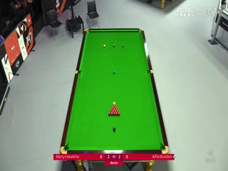 斯诺克德国大师赛64进32 巴里·霍金斯5-4阿尔菲·伯顿  20250128