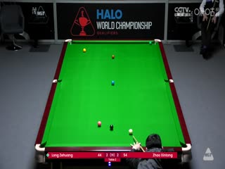 斯诺克世锦赛资格赛96进64 龙泽煌5-4赵心童（第一阶段） 20250410