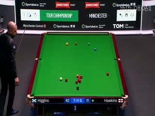 斯诺克巡回锦标赛半决赛 巴里·霍金斯7-10约翰·希金斯（第二阶段） 20250405