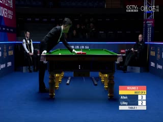 斯诺克玉山世界公开赛64进32 马克·艾伦4-5大卫·利利  20250224