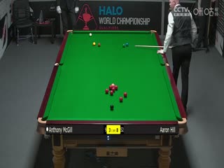 斯诺克世锦赛资格赛96进64及64进32 安东尼·麦克吉尔5-10亚伦·希尔（第二阶段） 20250413