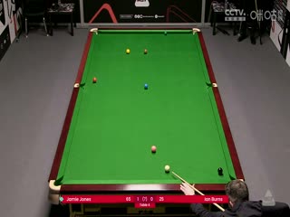 斯诺克威尔士公开赛资格赛 杰米·琼斯4-1伊安·伯恩斯 20250205
