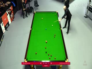 斯诺克德国大师赛64进32 庞俊旭4-5安东尼·麦克吉尔  20250129