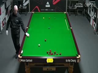 斯诺克威尔士公开赛资格赛 阿米尔·萨克霍什4-3张家玮 20250204