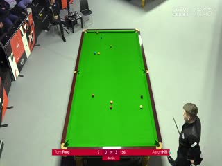 斯诺克德国大师赛16进8 汤姆·福德3-5亚伦·希尔  20250131