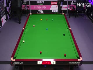 2025斯诺克英国公开赛 林杉峰4-2丹尼尔·沃莫斯利 20250923
