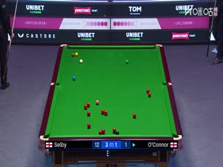 2025斯诺克英国公开赛32进16 乔·奥康纳3-4马克·塞尔比 20250925