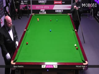 2025斯诺克英国公开赛16进8 米歇尔·曼恩4-2巴里·霍金斯 20250926