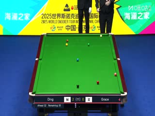 2025斯诺克国际锦标赛延期资格赛第一轮 丁俊晖 6-0 大卫·格雷斯 20251102