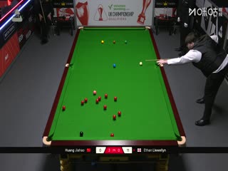 斯诺克英锦赛资格赛 黄佳浩6-0伊森·卢埃林 20251122