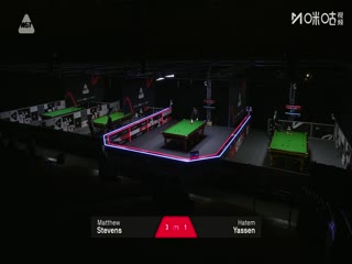 斯诺克英锦赛资格赛第二轮112进80 马修·史蒂文斯6-2哈特姆·亚辛 20251123