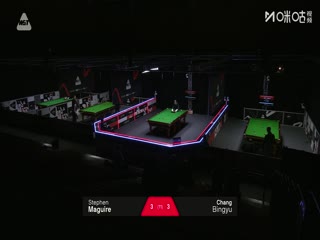 斯诺克英锦赛资格赛第三轮80进48 斯蒂芬·马奎尔6-5常冰玉 20251125