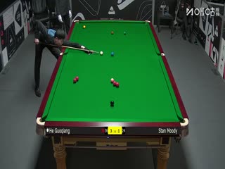 斯诺克英锦赛资格赛第三轮80进48 贺国强6-3斯坦·穆迪 20251126