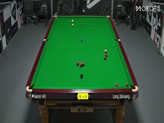 斯诺克英锦赛资格赛第三轮80进48 亚伦·希尔1-6龙泽煌 20251125