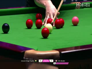 斯诺克单局限时赛64进32 辛格·查达28-85阿尔菲·博登 20251213